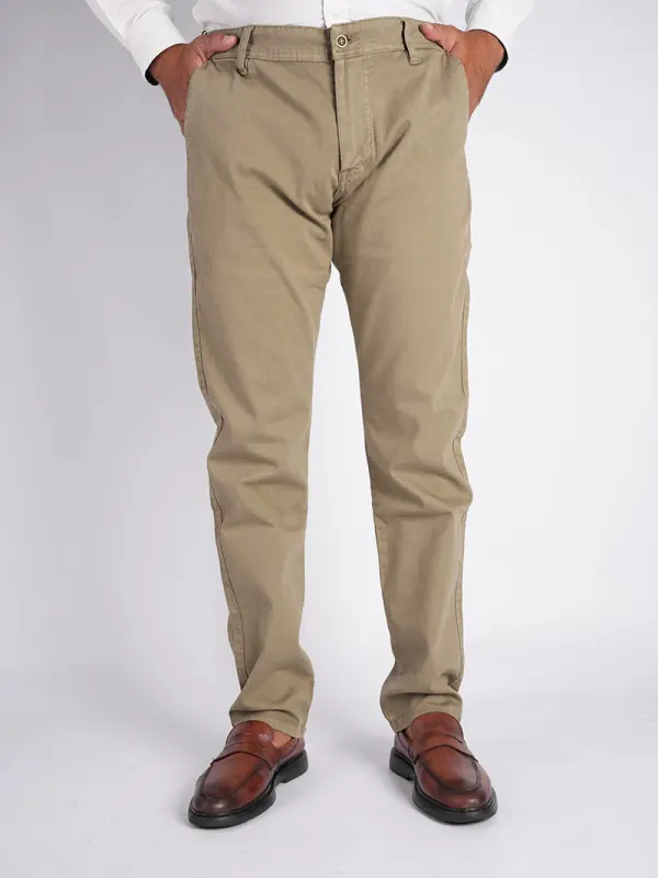 Pantalon en toile piqué de coton poches Coté Ref-TR014451Q ( Ziti )